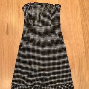 Topshop Dresses - Check Bandeau Mini Dress Topshop Dresses - Check Bandeau Mini Dress